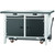 GARANT GridLine Workbench with undercarriage, height 950 mm with Eluplan worktop, dark, 20x20G