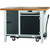 GARANT GridLine Workbench with undercarriage, with height adjuster and vice, with bamboo worktop, 20x20G
