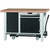 GARANT GridLine Workbench with undercarriage, without height adjuster and vice, with beech marine ply worktop, 20x20G