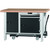 GARANT GridLine Workbench with undercarriage, without height adjuster and vice, with beech marine ply worktop, 20x20G