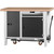 GARANT GridLine Workbench with undercarriage, without height adjuster and vice, with beech marine ply worktop, 20x20G
