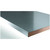 GARANT Worktop of beech marine ply with sheet steel covering, Depth 800 mm