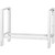 GARANT GridLine Frame with support legs for Ready-to-go workbench Height 850 mm