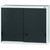GARANT GridLine Top-mounted cabinet with Plain sheet metal sliding doors