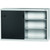 GARANT GridLine Base cabinet with Plain sheet metal sliding doors