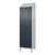 HOLEX Garment locker with sloping roof, for black-white separation and security twist bar lock