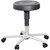GARANT Work stool, integral foam, with castors, low