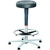 GARANT Work stool, integral foam, with glides and footrest ring, high