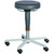 GARANT Ergonomic work stool, synthetic leather, with castors