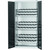 GARANT GridLine CNC cabinet complete with tool sockets, with plain sheet metal swing doors