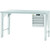 GARANT GridLine ESD Vario workbench with casing, height 850 mm, ESD worktop, 12x20G
