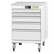 GARANT GridLine ESD roller cabinet complete with drawers wheeled, 20x24G