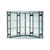 GARANT Corner connection rack with 1 corner column, Depth 500 mm