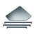 GARANT Corner shelf, galvanised with cross beams