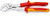 KNIPEX 10" Cobra® High-Tech Water Pump Pliers-1000V Insulated-Tethered Attachment