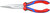 KNIPEX 8" Long Nose Pliers with Cutter - Comfort Grip - Chrome-Plated
