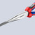 KNIPEX 8" Long Nose Pliers with Cutter - Comfort Grip - Chrome-Plated