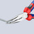 KNIPEX 6 1/4" Long Nose 45° Angled Pliers with Cutter