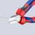 KNIPEX Diagonal Cutters, 5", Comfort Grip