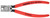 KNIPEX 6 1/4" Diagonal Pliers for Flush Cutting Plastics 85° Angled