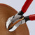 KNIPEX 6 1/4" Diagonal Pliers for Flush Cutting Plastics 85° Angled
