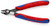KNIPEX Electronics Super Knips®, 5", Comfort Grip, Flush Cut, Lead Catcher