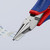 KNIPEX 4 1/2" Electronics Pliers-Flat Tips-Handle Type 2