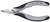 KNIPEX 4 1/2" Electronics 45° Angled Pliers-Half Round Tips, ESD Handles
