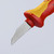 KNIPEX 7 1/2" Cable Knife-1000V Insulated