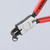 KNIPEX 4 Pc Snap Ring Set In Tool Roll-90 Degree