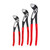 KNIPEX 3 Pc Alligator® Pliers Set with 10 Pc Tool Holder