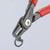 KNIPEX 4 Pc Angled Precision Snap Ring Pliers Set In Tool Roll