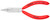 KNIPEX 5 1/4" Round Nose-Jeweler's Pliers (Plastic)