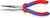 KNIPEX 8" Long Nose Pliers with Cutter - Comfort Grip
