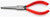 KNIPEX 6 1/4" Flat Nose Telephone Pliers