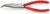 KNIPEX Long Nose 40° Angled Pliers without Cutter, 8", Plastic