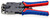 KNIPEX 8 1/4" Crimping Pliers-For 4, 6 and 8 Pole Western Plug Type
