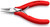 KNIPEX 4 1/2" Electronics Gripping Pliers-Half Round Tips