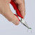 KNIPEX 4 1/2" Electronics Gripping Pliers-Half Round Tips