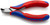 KNIPEX 4 3/4" Electronics Oblique Cutters