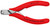KNIPEX Electr End Cutting Nippers, 4.5", Flush Cut, End Cutter, 90°