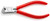 KNIPEX 5 1/4" End Cutting Nippers-Chrome Plated