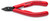 KNIPEX Electronics Diagonal Cutters, 5", Semi-flush Bevel Cut