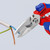 KNIPEX 6 1/4" Angled Electricians' Shears