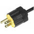 USA Type B Adapter Cable, Schuko Plug, Length 2 m plug detail