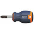 Phillips Head Screwdriver, short, with 2-component Haptoprene handle