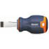 Garant Screwdriver for flat-head, short, with 2-component Haptoprene handle 664122