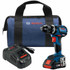 Bosch 18V EC Brushless Connected-Ready 1/2 In. Hammer Drill/Driver with (1) CORE18V® 4 Ah Advanced Power Battery