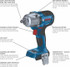 18V Brushless Connected-Ready 1/2 In. Mid-Torque Impact Wrench Kit with Friction Ring and Thru-Hole and (2) CORE18V® 4 Ah Advanced Power Batteries specifications