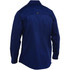 Bisley® Long Sleeve Ripstop Work Shirt with X-Airflow™ Ventilation navy back